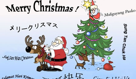 Christmas Wishes in Different Language, Wishing Merry Christmas in All Language